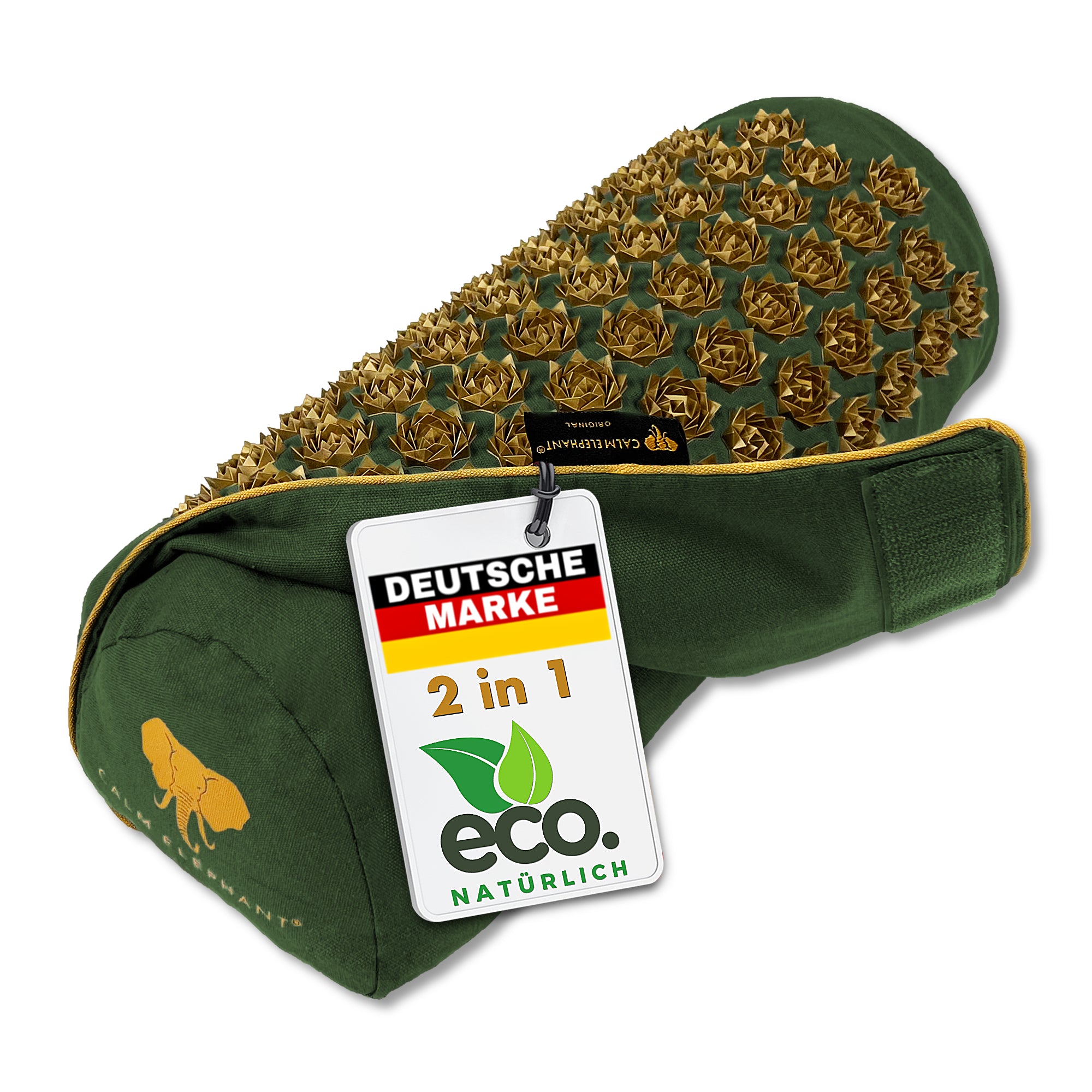 2in1 Acupressure Pillow - Green