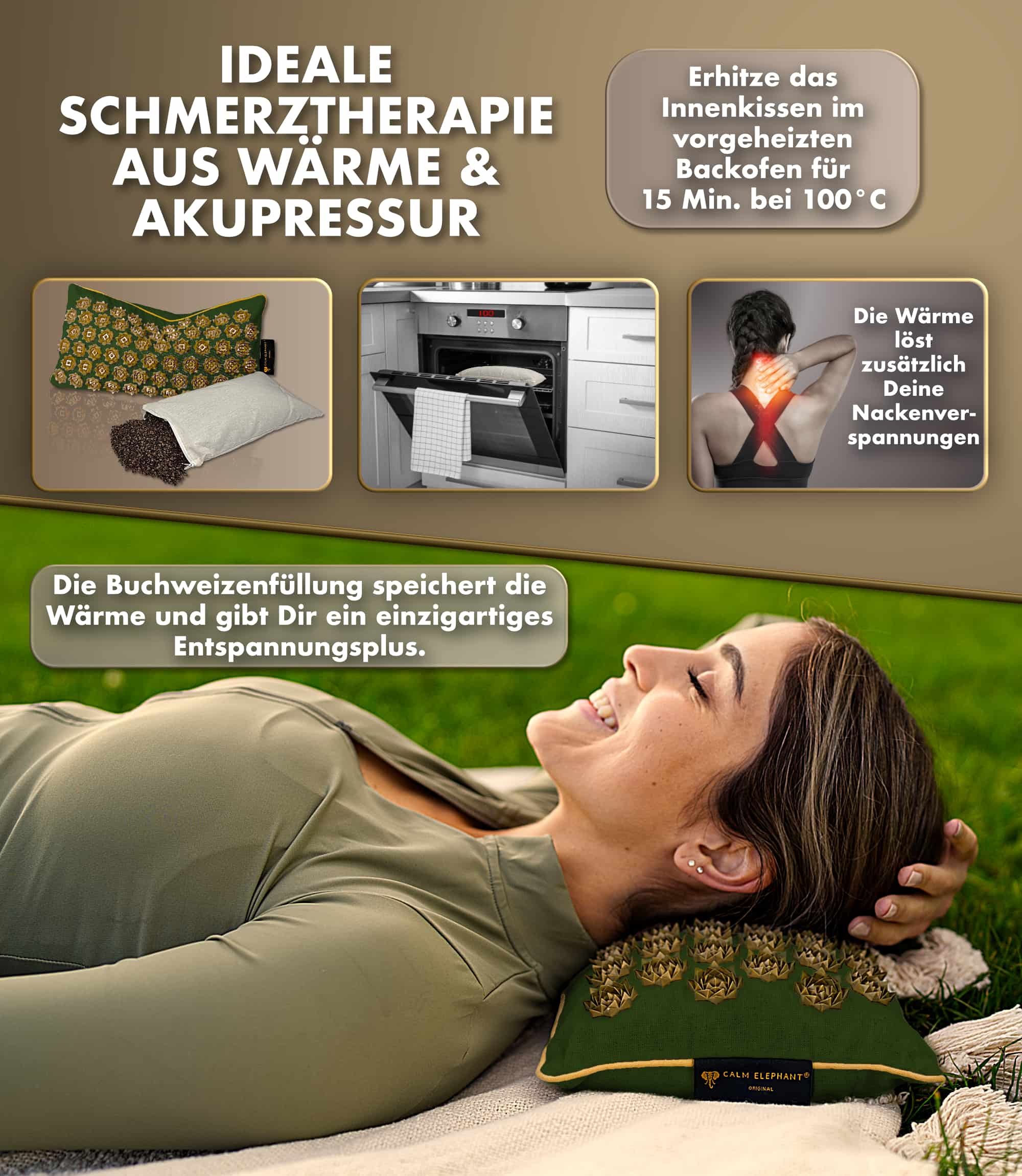 Premium Acupressure Mat ULTIMATE 6-Pack - Green