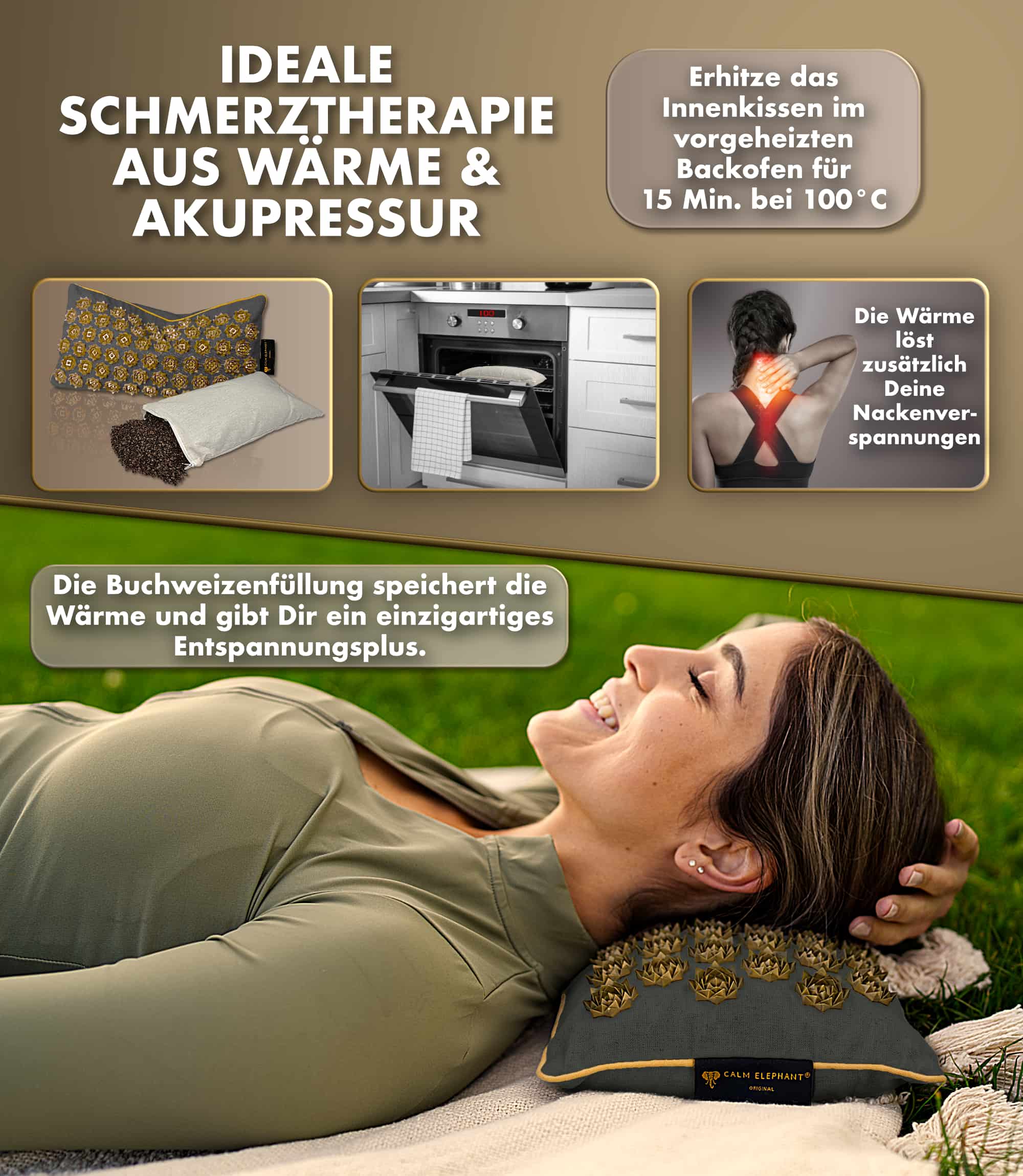 Premium Acupressure Mat ULTIMATE 6-Pack - Gray