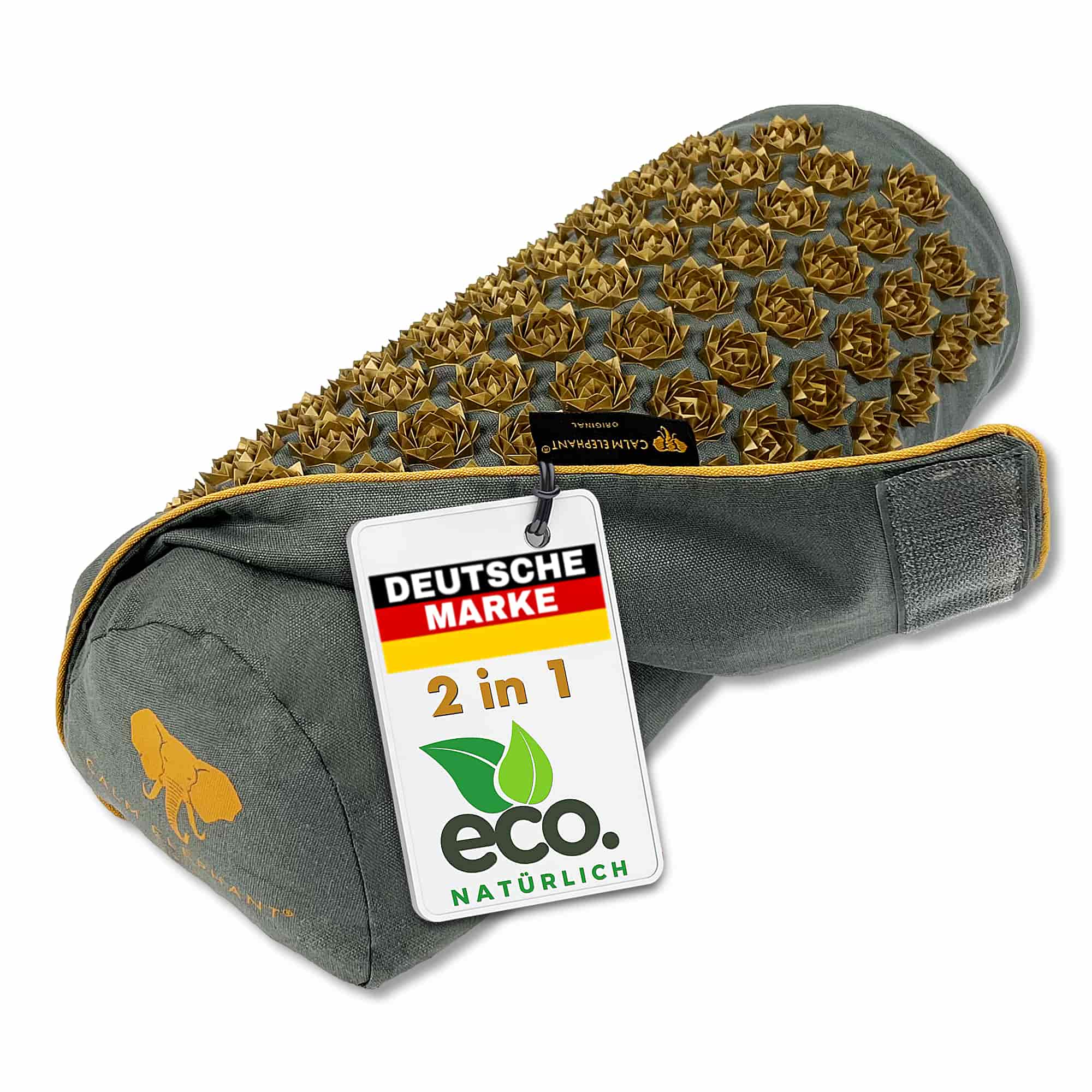 2in1 Acupressure Pillow - Grey