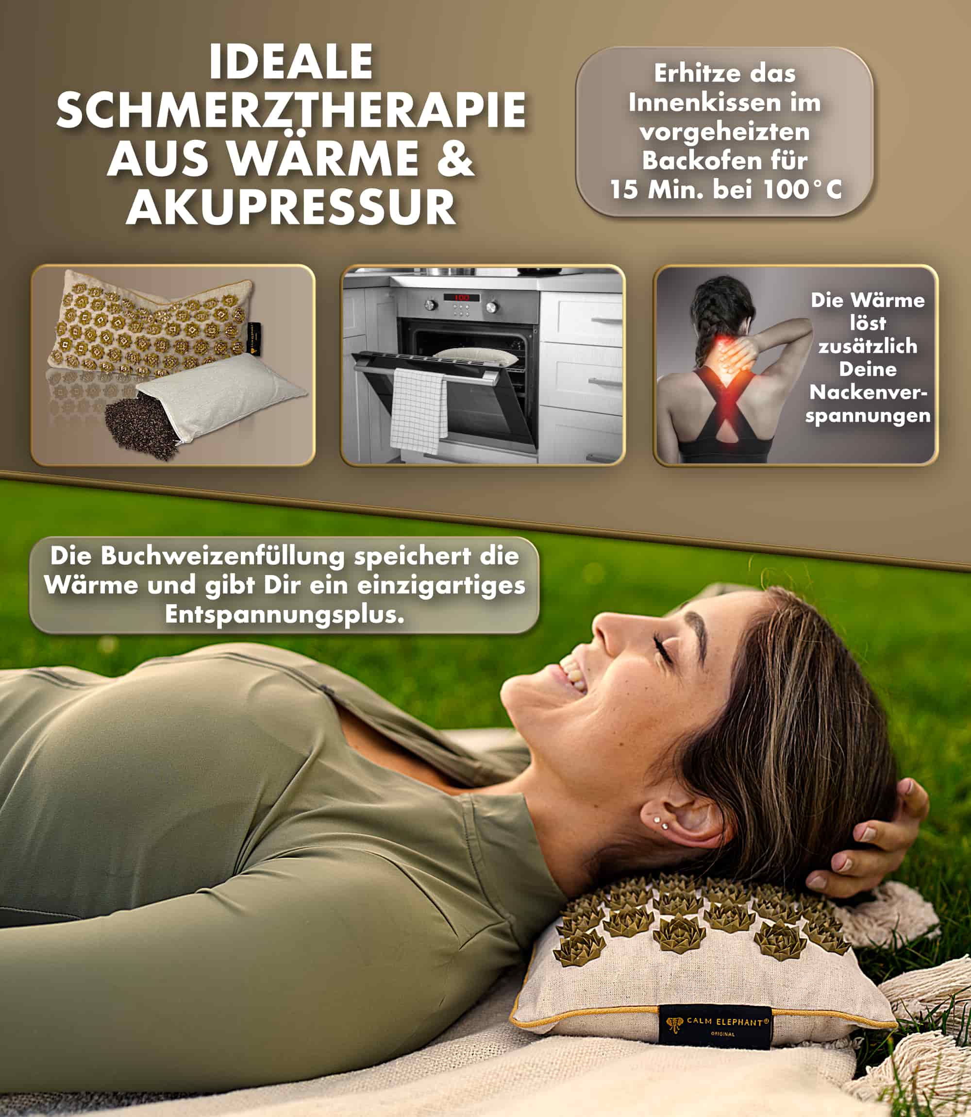 Acupressure Mat | ULTIMATE 6-Pack - Beige