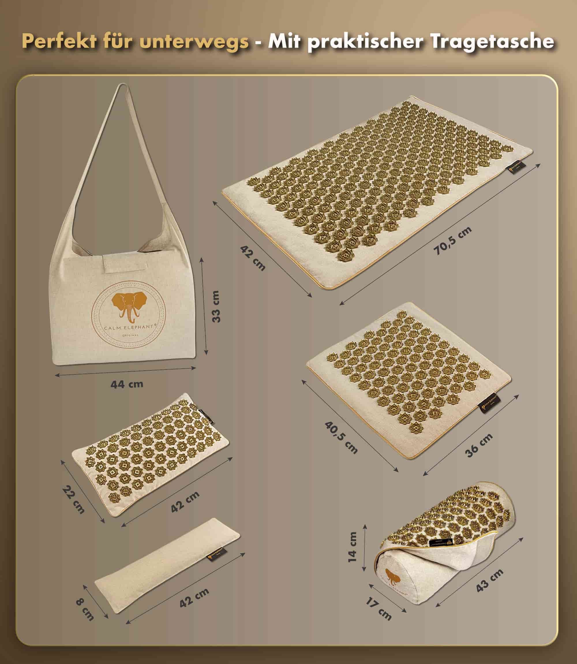 Acupressure Mat | ULTIMATE 6-Pack - Beige