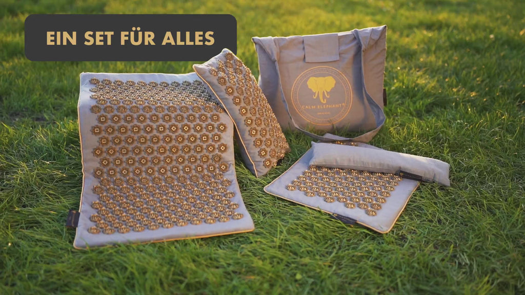 Akupressurmatte Genuine in der Farbe grau